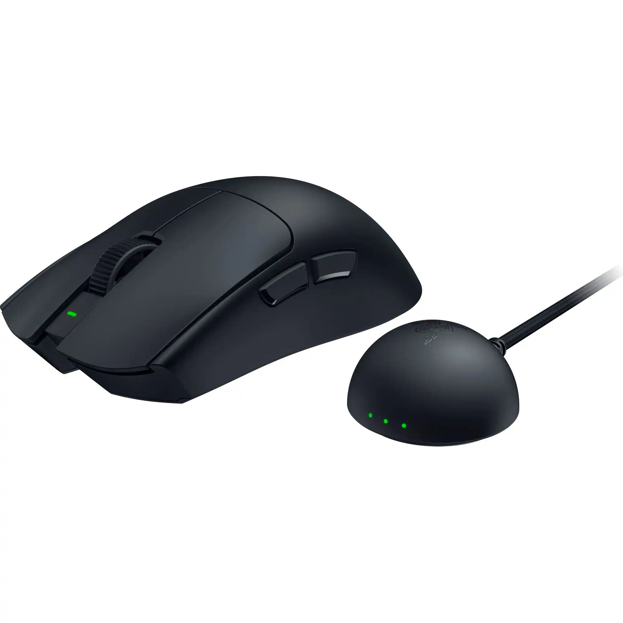 Alt View 9. Razer - Viper V4 Pro Ultra Lightweight 49g Optical Gaming Mouse with 180 Hour Battery Life - 8k Polling Rate - Black.