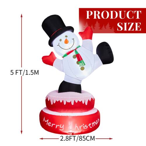 PRODUCT SIZE  
5 FT/1.5M  
Merry Christmas  
2.8FT/85CM