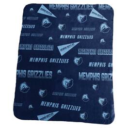 Logo Brands - Memphis Grizzlies 50" x 60" Classic Fleece Blanket - Multicolor