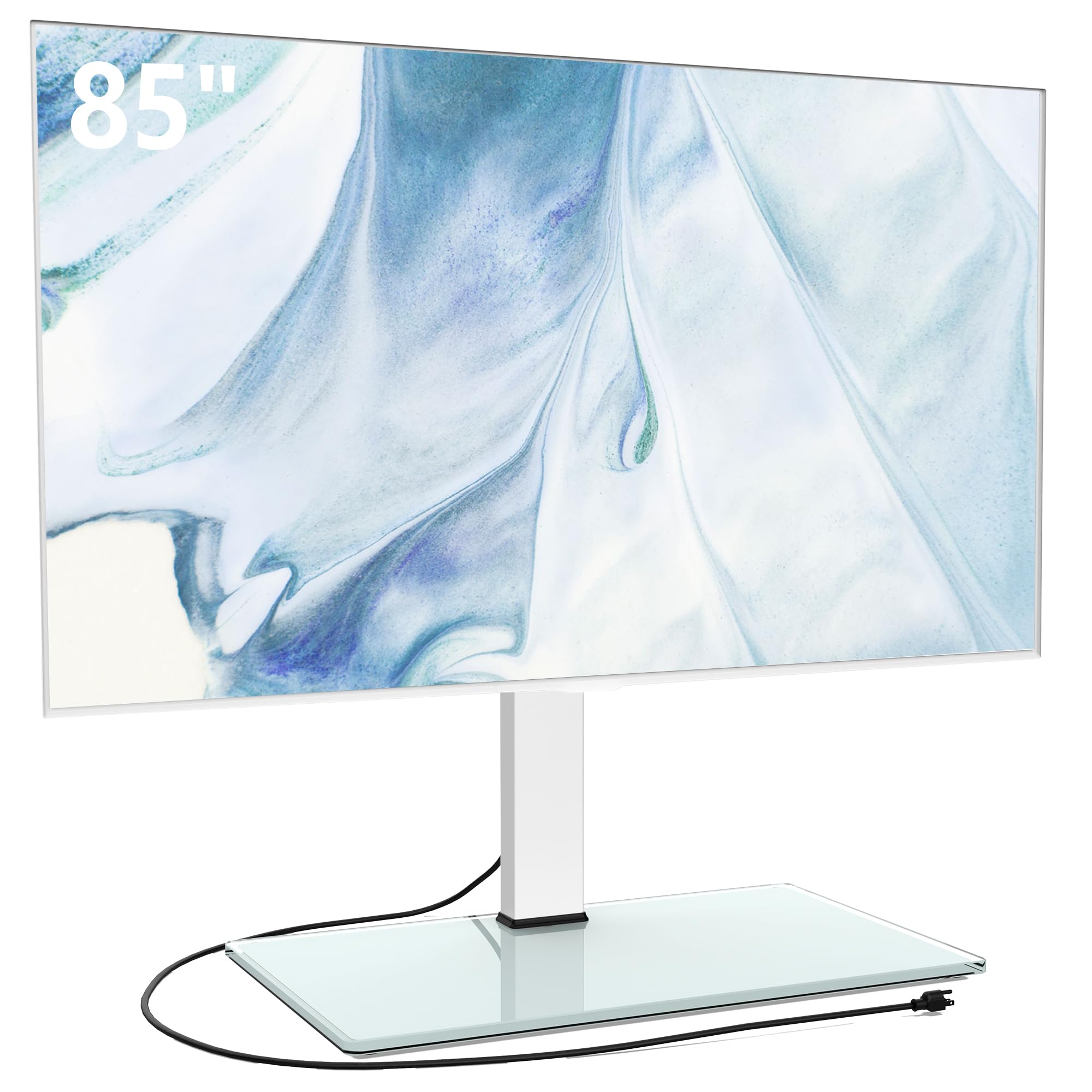 White With Power Strip