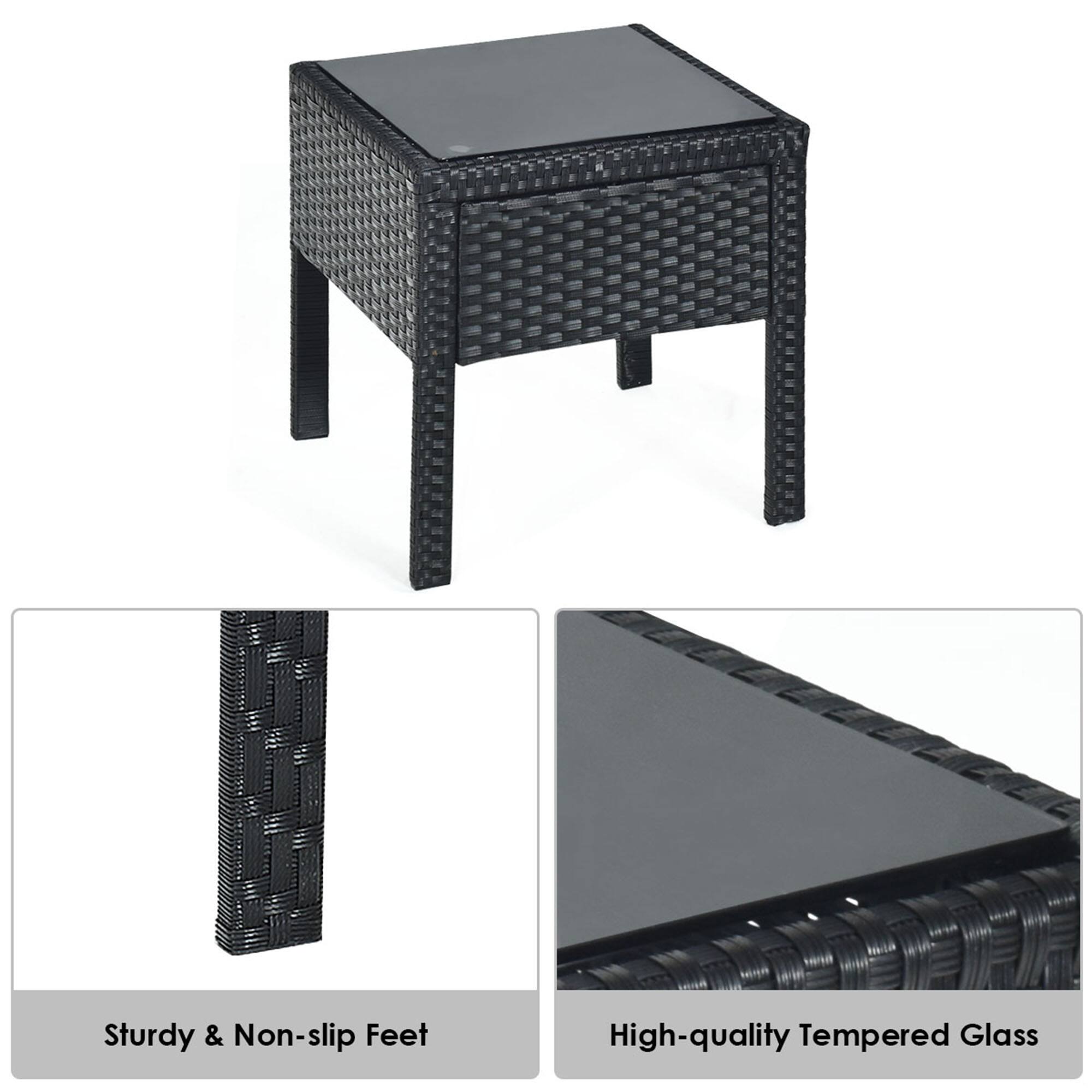 Sturdy & Non-slip Feet

High-quality Tempered Glass