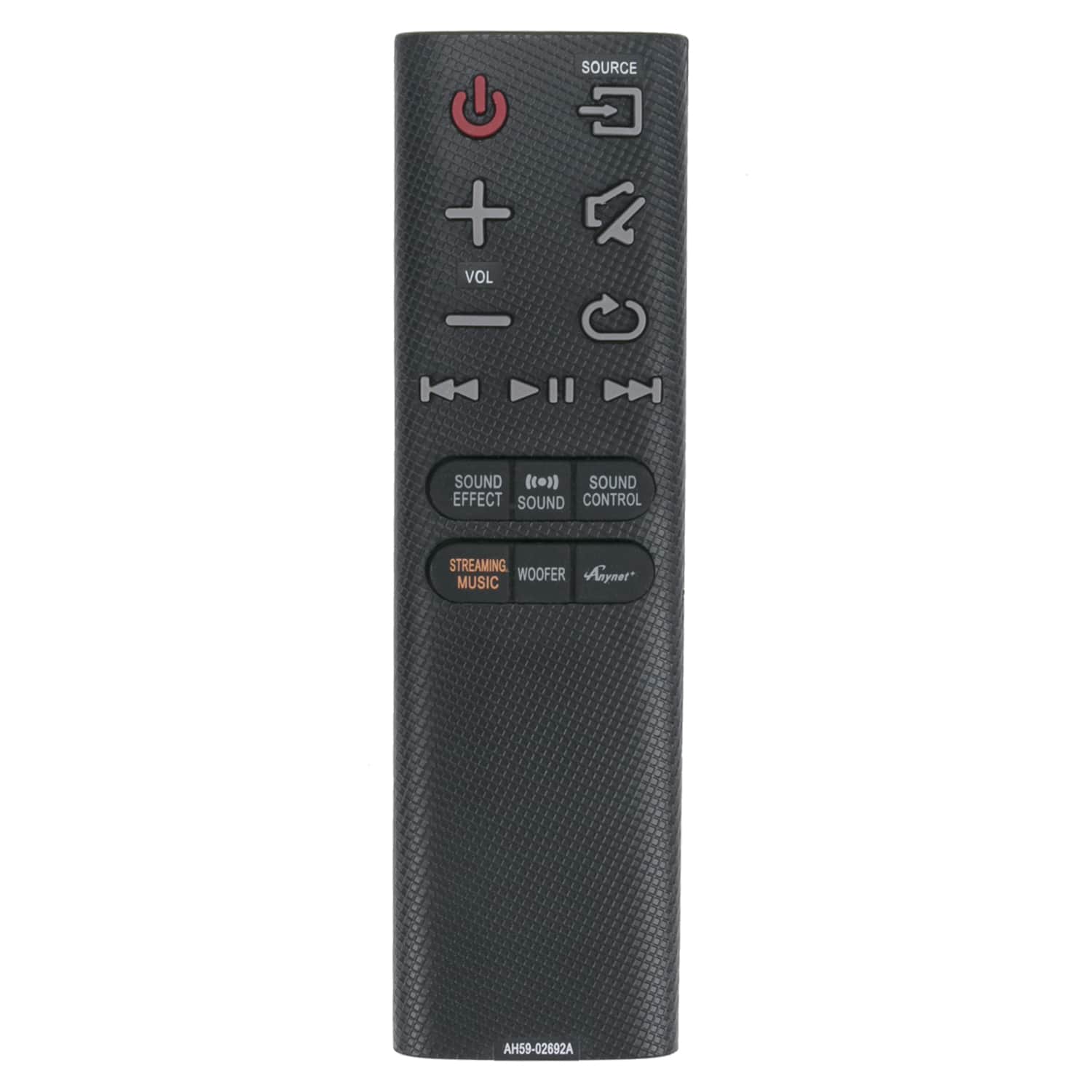 VINABTY - New AH59-02692A Replaced Remote Fits for Samsung Soundbar HW-J7500 HW-J7501 HW-J7500R HW-J7501R HW-J8500 HW-J8501 - Black