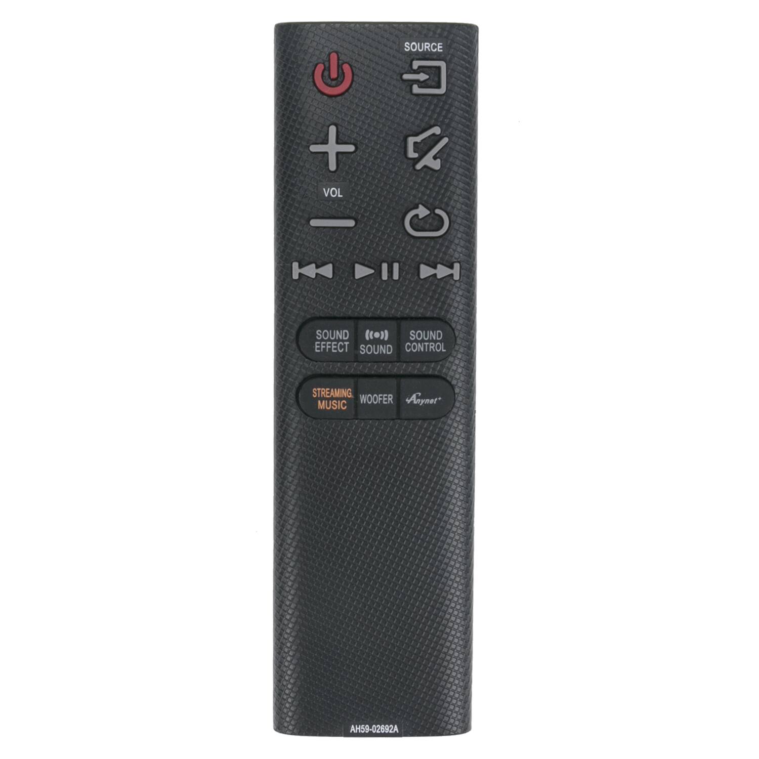 VINABTY - New AH59-02692A Replaced Remote Fits for Samsung Soundbar HW-J7500 HW-J7501 HW-J7500R HW-J7501R HW-J8500 HW-J8501 - Black