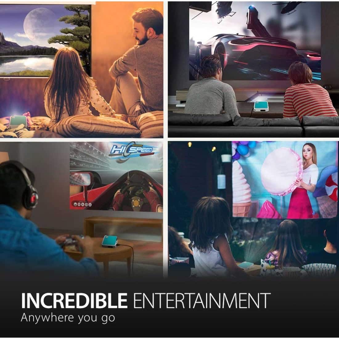 Alt View 17. ViewSonic - Ultra Portable LED Projector with JBL Speaker, HDMI and USB.