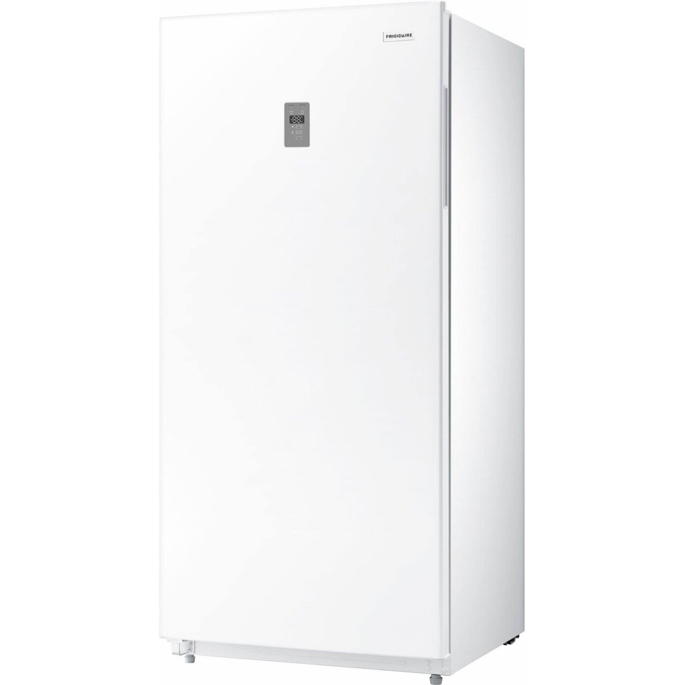 Angle. Frigidaire - 15 Cu. Ft. Garage Ready Upright Convertible Freezer / Refrigerator - White.