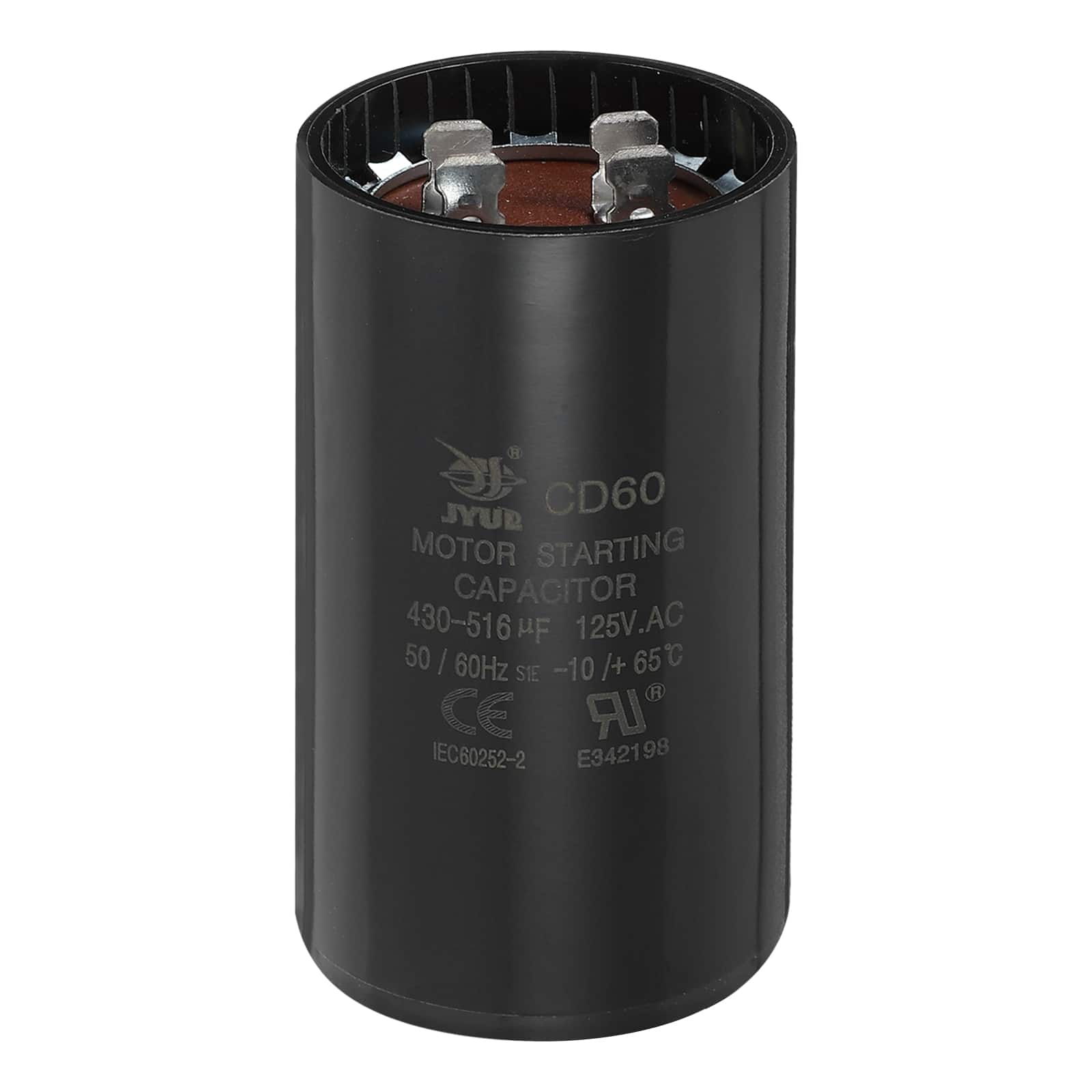 Unique Bargains - CD60 Capacitor 430-516 Mfd, 125 VAC Run Motor Start Capacitor for Electric Fan/Well Pump