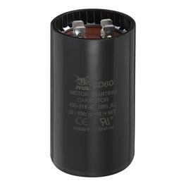 Unique Bargains - CD60 Capacitor 430-516 Mfd, 125 VAC Run Motor Start Capacitor for Electric Fan/Well Pump