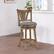 Alt View 13. OSP Home Furnishings - Miller Swivel Counter Stool - Dove/Medium Oak.