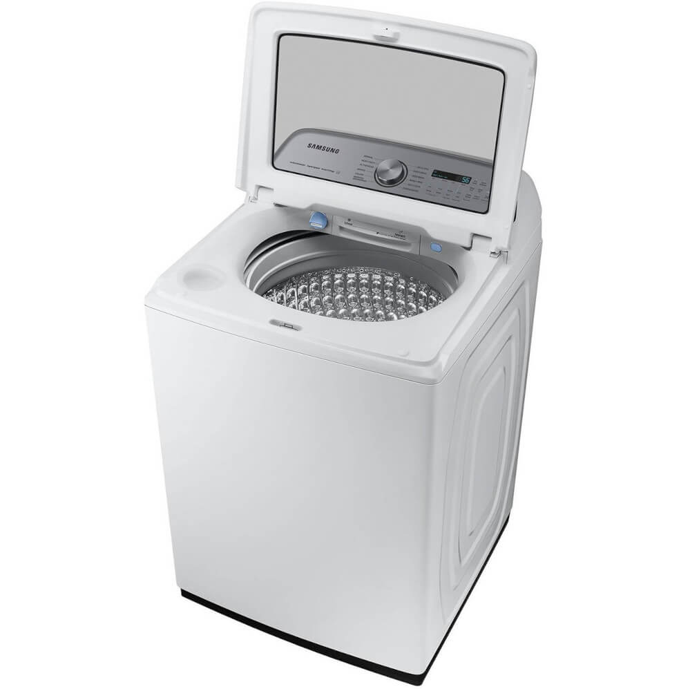 Alt View 5. Samsung - Samsung White Top Load Washer/Dryer Pair - White.