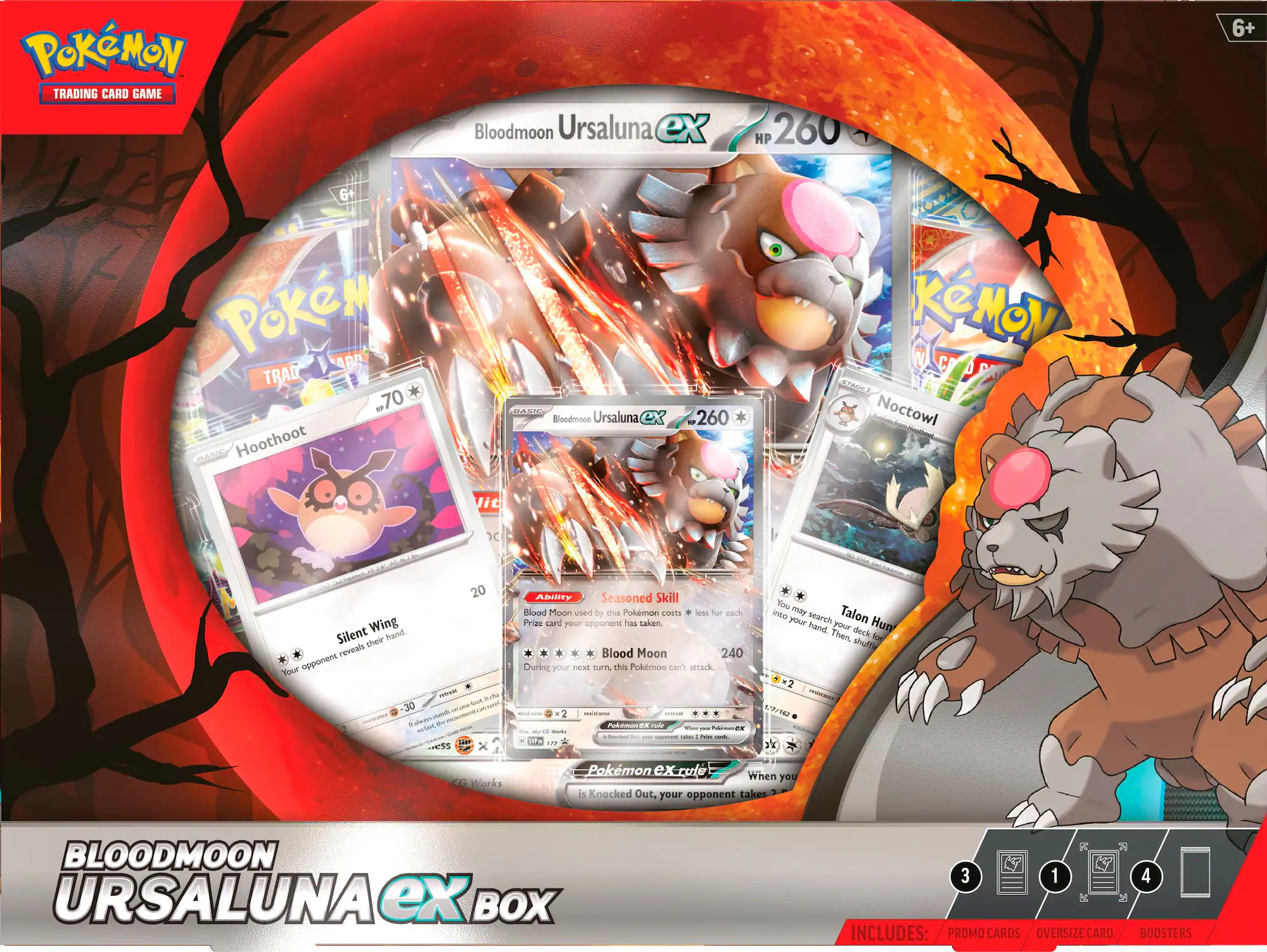 SVP 177 Bloodmoon Ursaluna EX Jumbo Oversize Pokémon Card 2024 Black SVP 177 Bloodmoon Ursaluna EX Jumbo Oversize Pokémon Card 2024 Black
