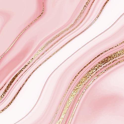 Earthley Blooms - Upgrade Enlarge Superfine Fibre Soft Smooth Gel Mouse Pad Wrist Support And Rest For Computer Laptop Gaming - Pink Golden