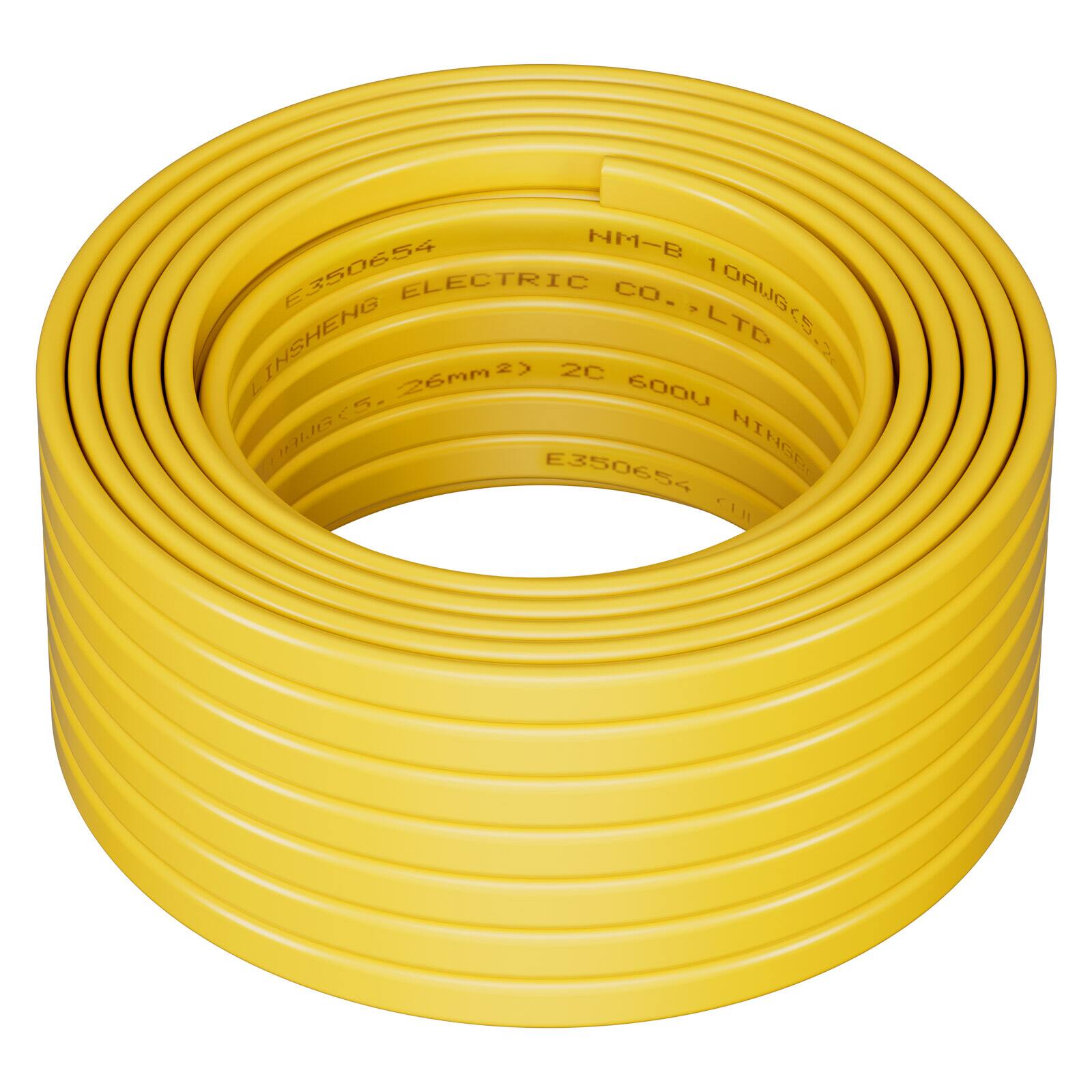 NM-B 10AWG  
E350654  
LISHENG ELECTRIC CO., LTD  
2C 600V  
26mm²  
E350654