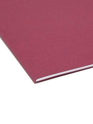 Alt View 4. Smead - Smead File Folders, 1/3-Cut Tab, Letter Size, Maroon, 100/Box (13093) - Maroon.