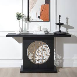 GOODSILO - Contemporary Entryway Console Table with Elegant Accents - Multi