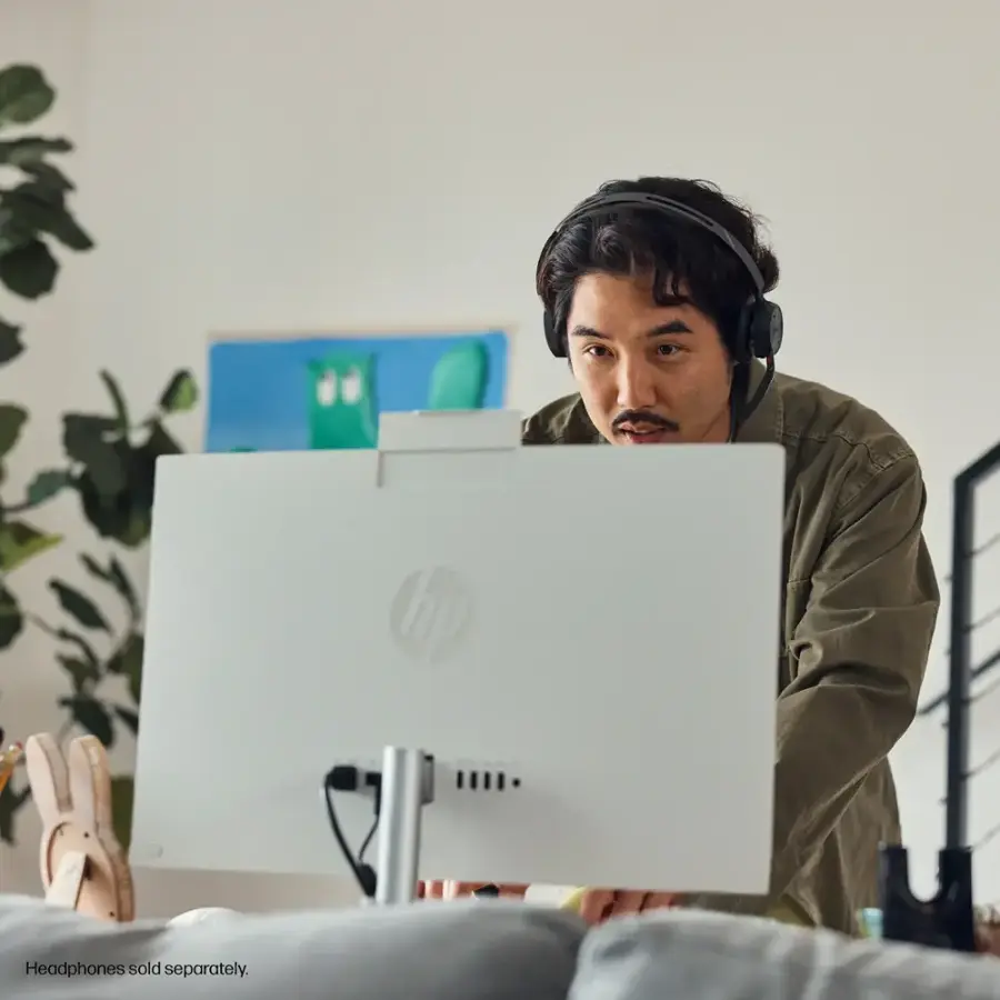 HP headphones are sold separately.
