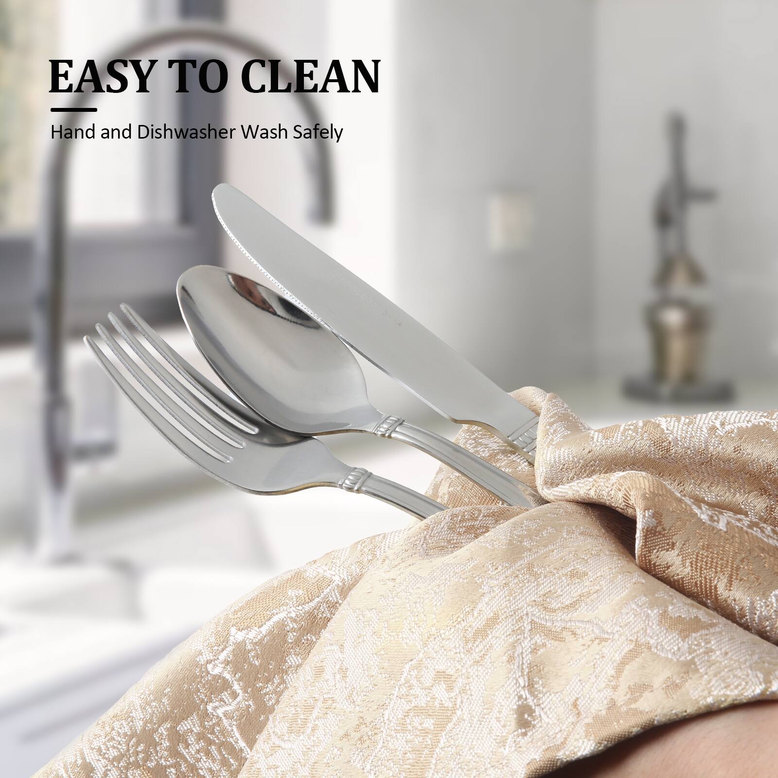 EASY TO CLEAN  
Hand and Dishwasher Wash Safely