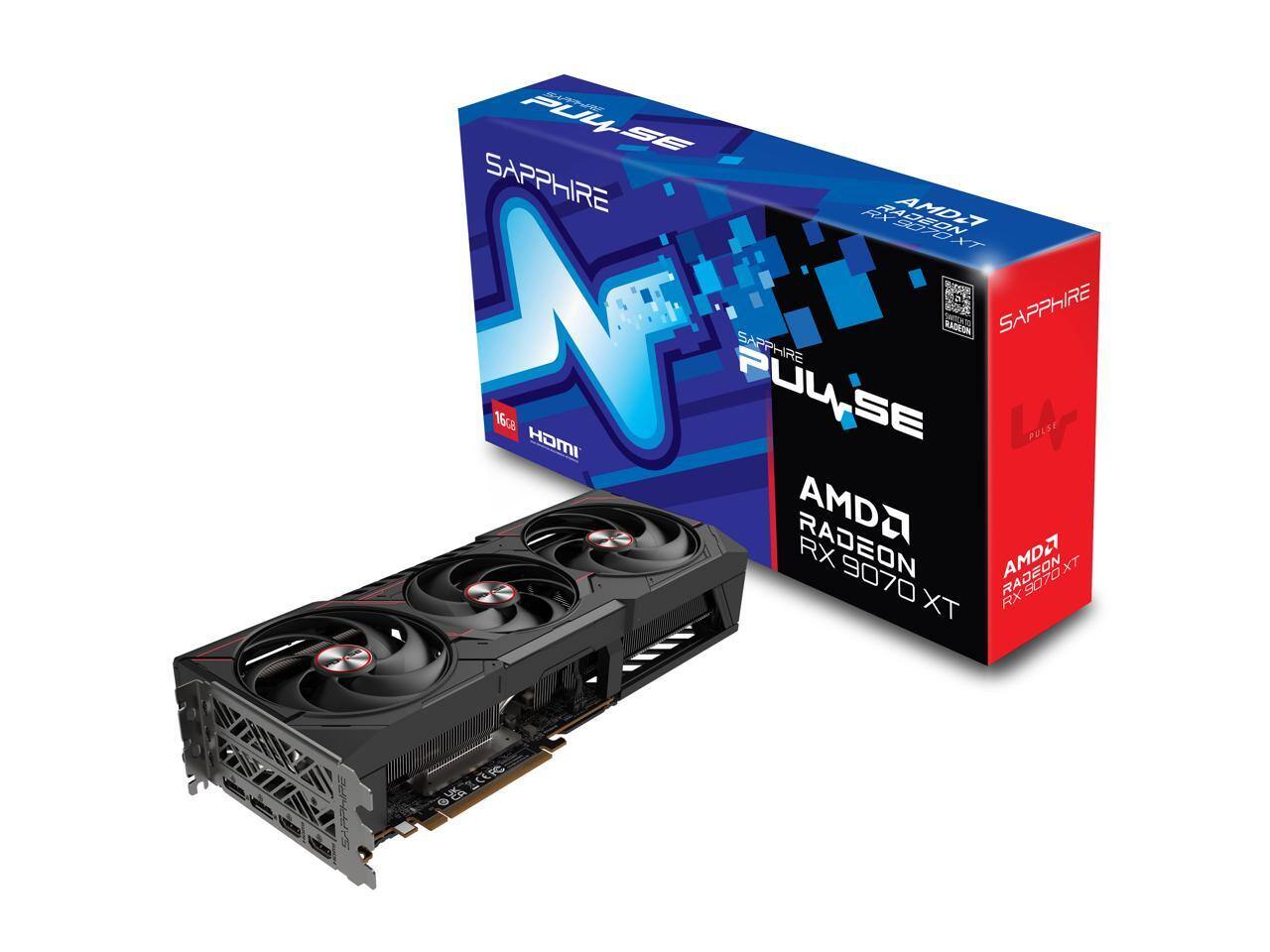 [美品]Sapphire Pulse Radeon RX 9070 XT Sapphire PULSE Radeon RX 9070 XT 16GB GDDR6 PCI Express 5.0 x16