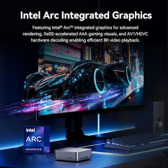 GEEKOM GT1 Mega AI Mini PC, 14th Intel Ultra U9 185H, 32GB DDR5 GEEKOM GT1 Mega AI Mini PC, 14th Intel Ultra U9 185H, 32GB DDR5