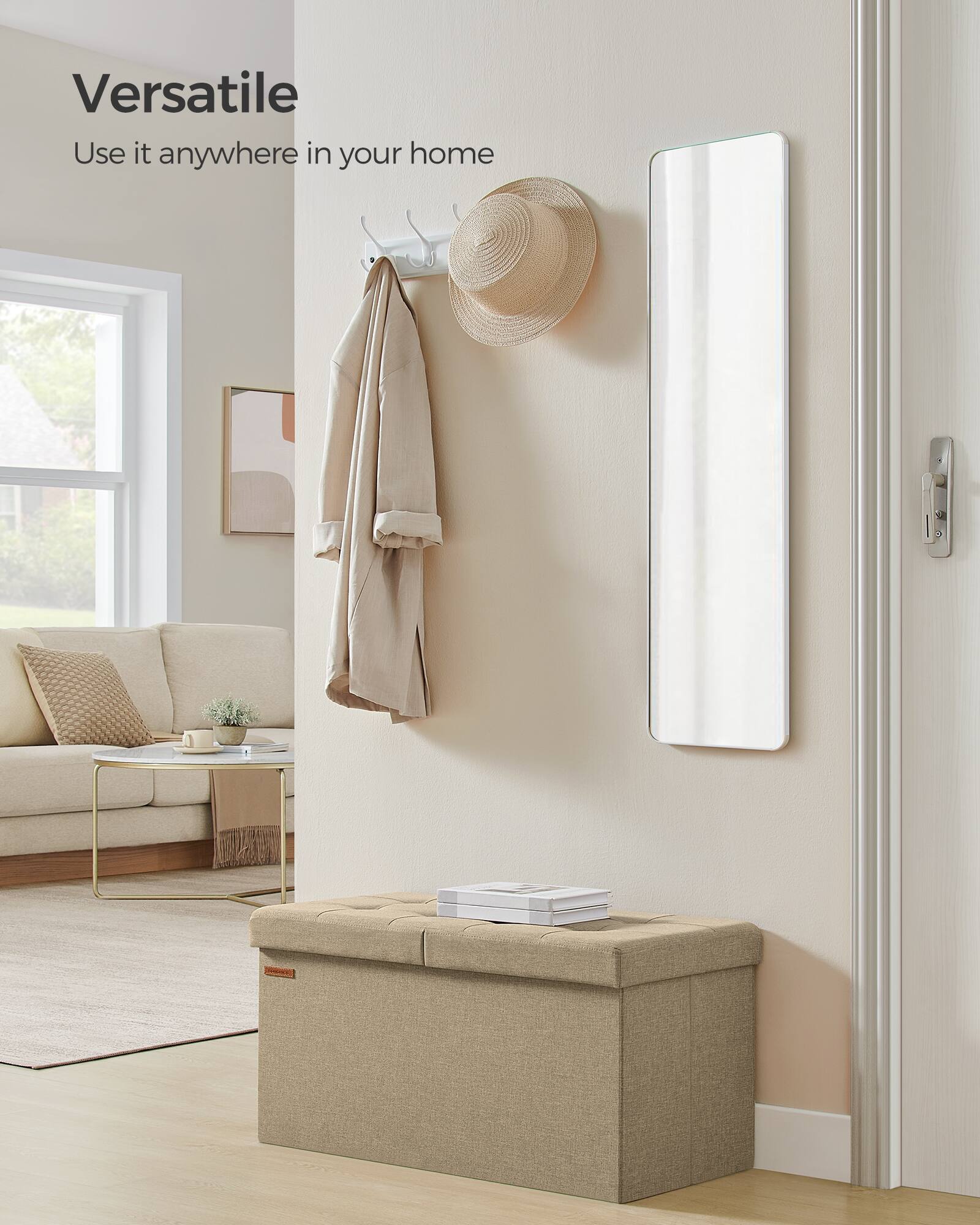 Versatile  
Use it anywhere in your home