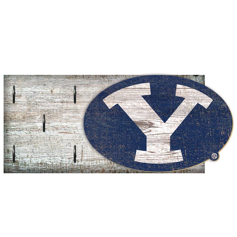 BYU Cougars 6" x 12" Mounted Key Holder
