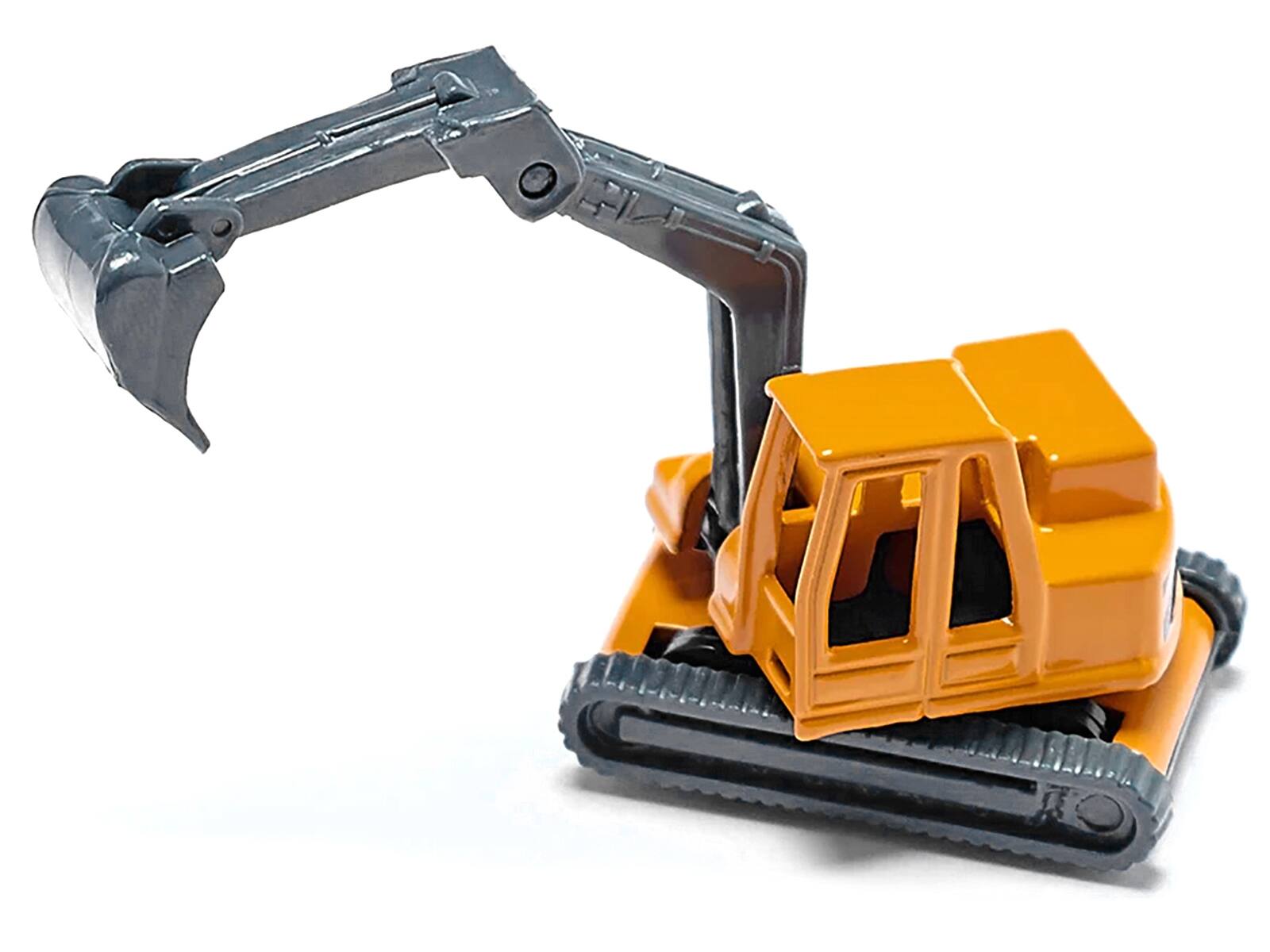 Angle. SIKU - Truck with Low Loader Trailer and Excavator Yellow Diecast Model by Siku - Yellow.