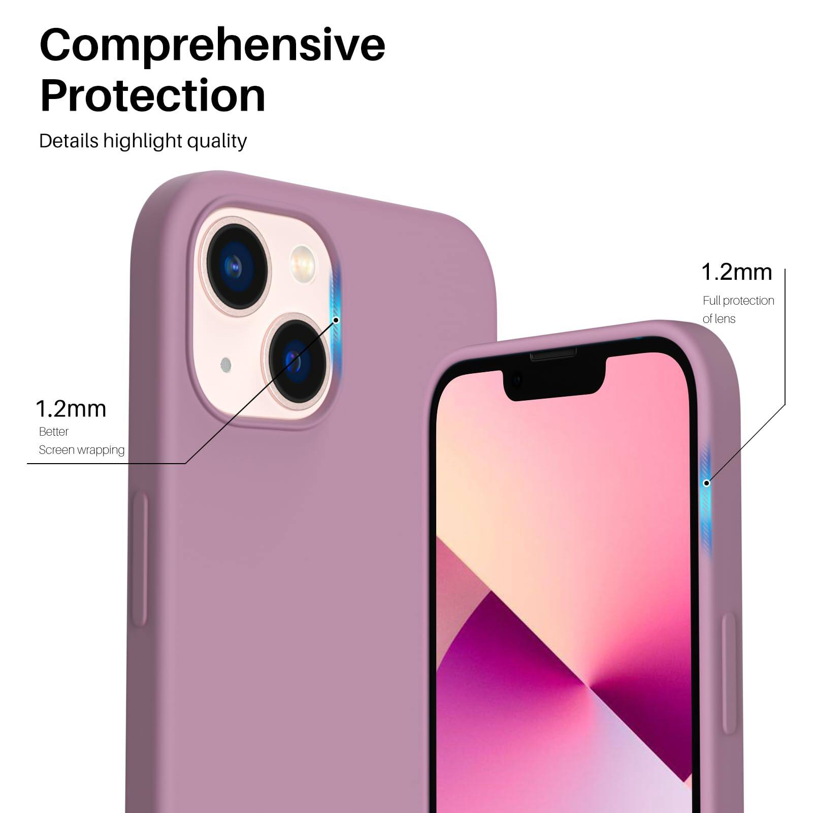 Comprehensive Protection Details highlight quality 1.2mm Full protection of lens 1.2mm Better Screen wrapping