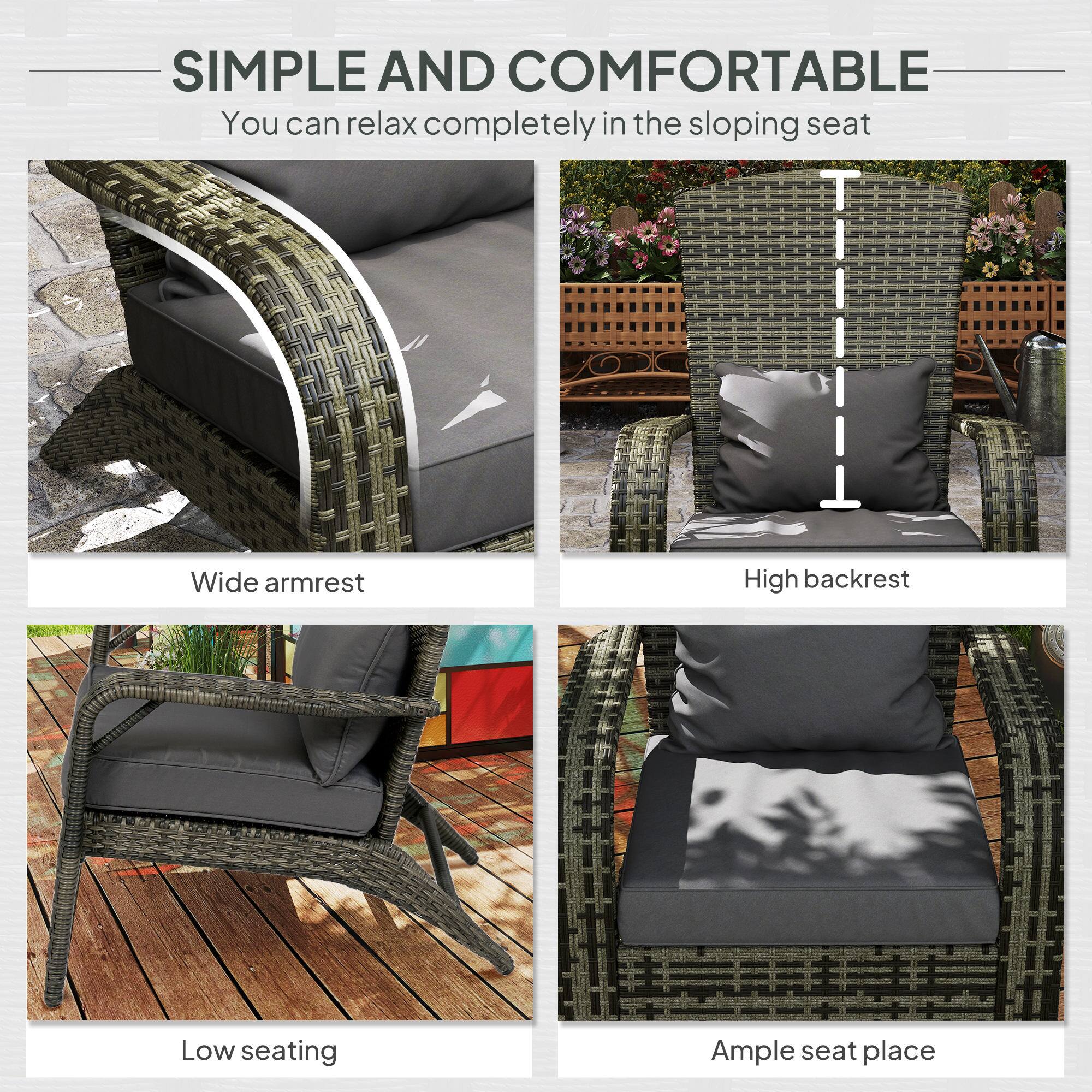 SIMPLE AND COMFORTABLE  
You can relax completely in the sloping seat

- Wide armrest
- High backrest
- Low seating
- Ample seat place