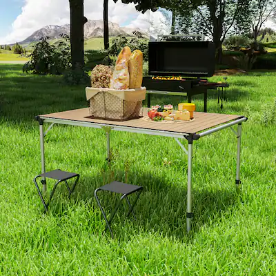 Table Pliante Aluminium Outsunny - 6 Personnes - Hauteur Réglable 58-73cm - Sac Transport Inclus Table Hauteur Réglable 58-73cm Table Pliante Aluminium Outsunny - 6 Personnes - Hauteur Réglable 58-73cm - Sac Transport Inclus Table Hauteur Réglable 58-73cm