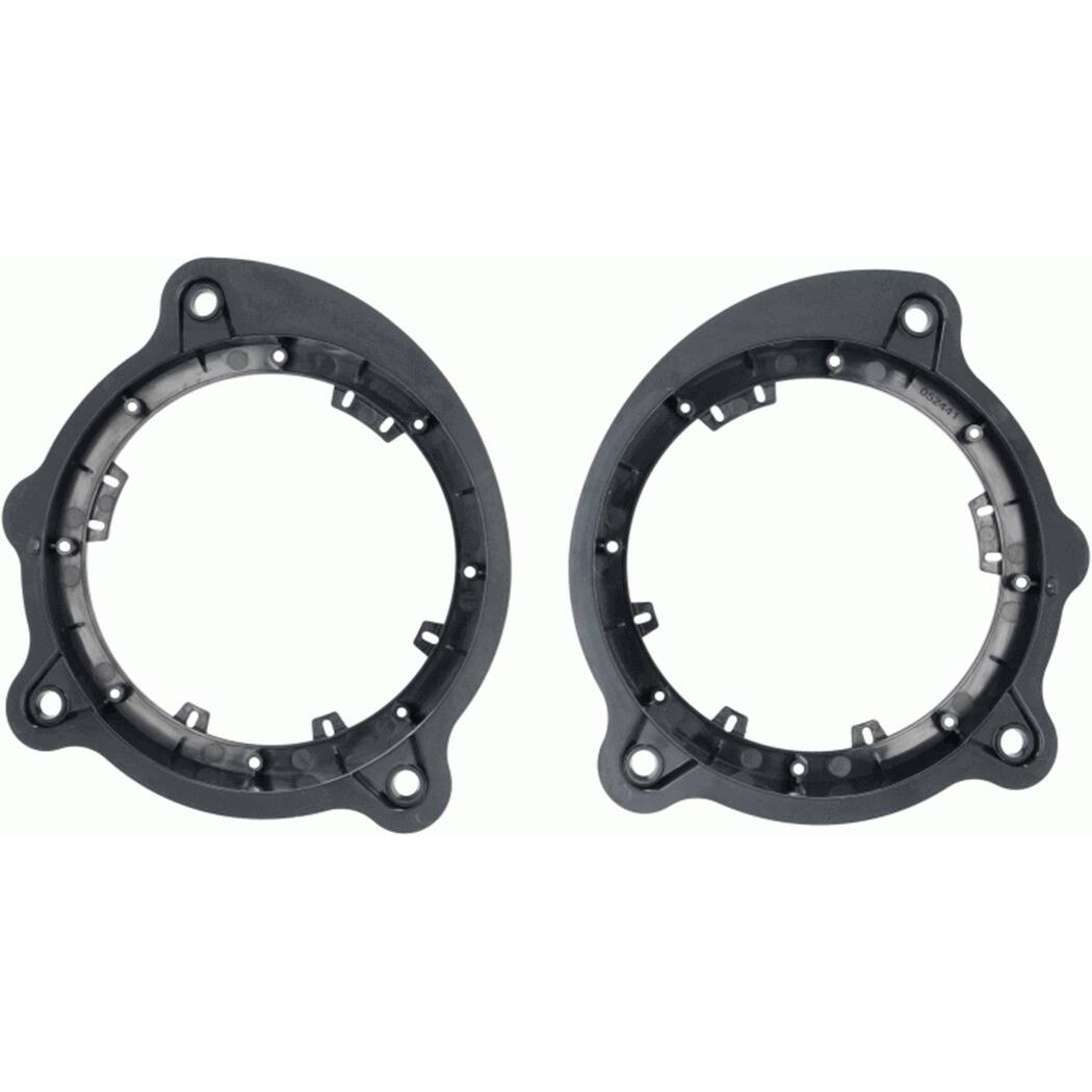 Front. Metra - Speaker Adapter Plate for Select Mercedes 2000-2006 Vehicles (2-Pack) - Black.
