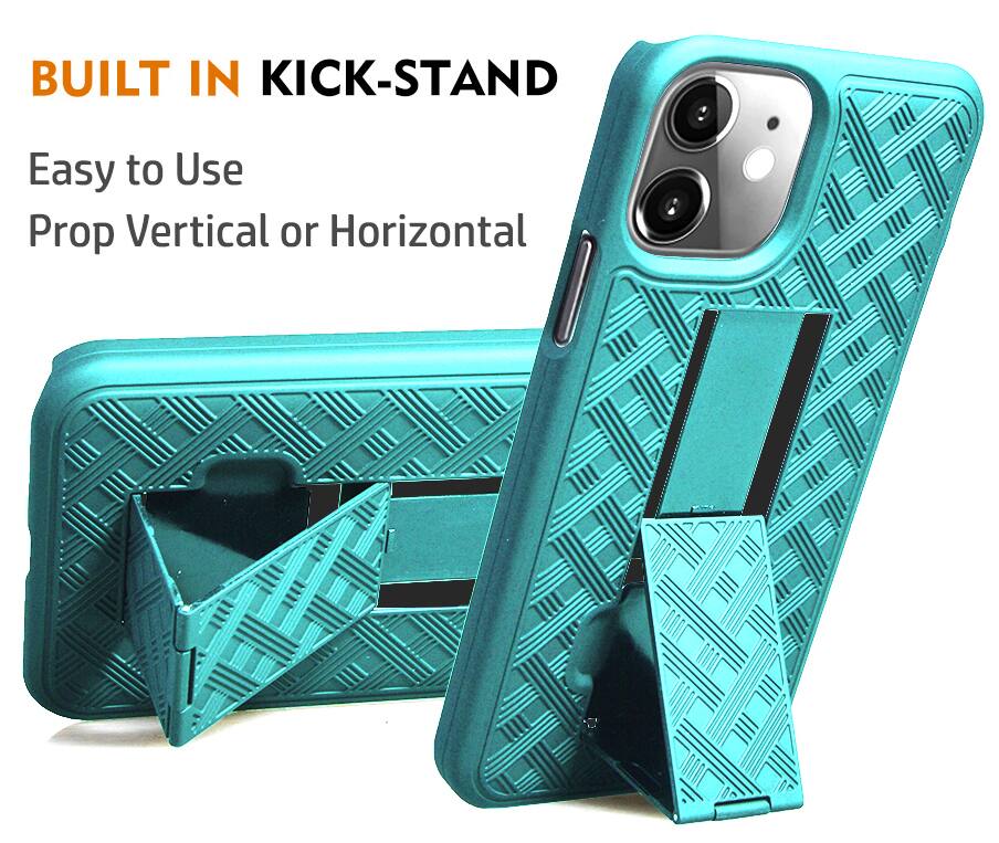 BUILT IN KICK-STAND

Easy to Use
Prop Vertical or Horizontal