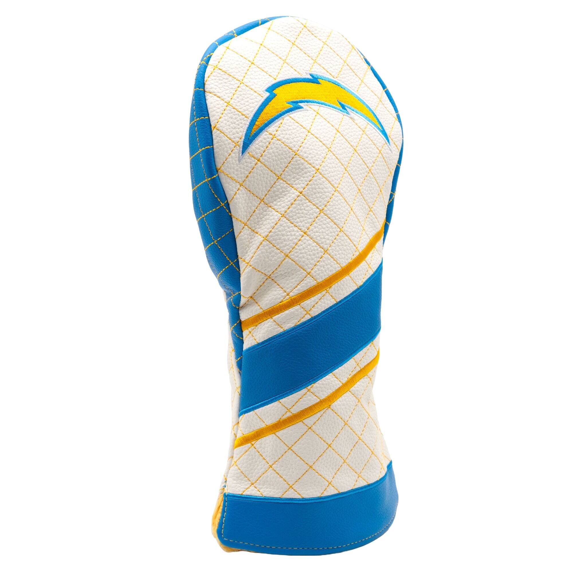 Alt View 2. Team Golf - Los Angeles Chargers Striped Quilted Driver Headcover - Multicolor.