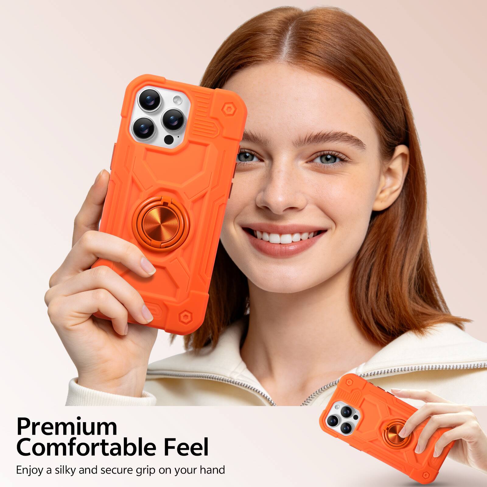 Premium Comfortable Feel  
Enjoy a silky and secure grip on your hand