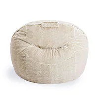 Lovesac - SuperSac in Phur - Snow Owl - Front_Zoom