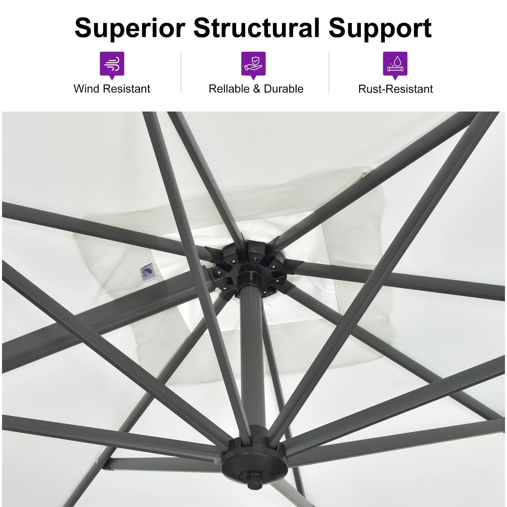 Superior Structural Support

- Wind Resistant
- Reliable & Durable
- Rust-Resistant