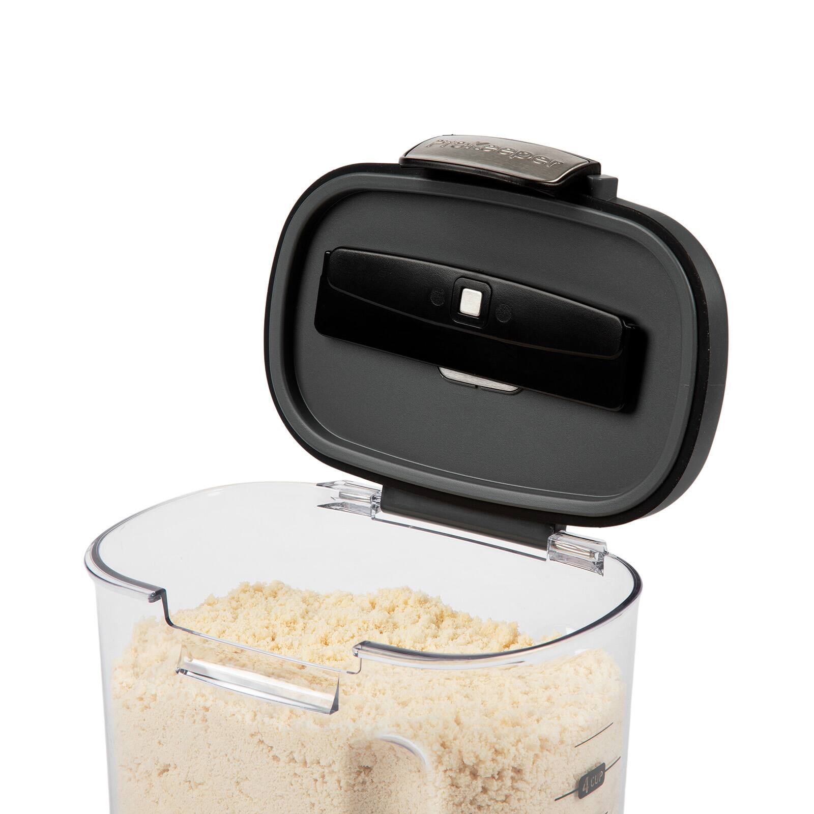 Alt View 3. Progressive International - ProKeeper+ Airtight Specialty Flour Storage Container, Clear Plastic - Clear.