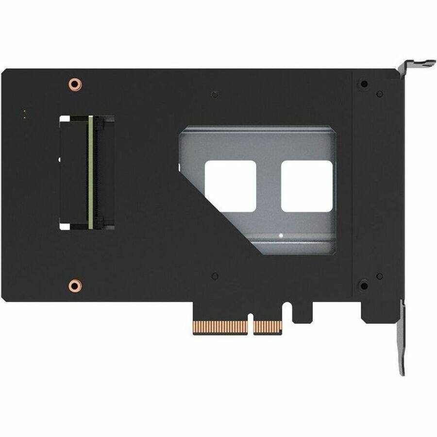 Alt View 7. Icy Dock - Icy Dock CP115 Drive Enclosure U.2, PCI Express NVMe 4.0 x4 - PCI Express 4.0 x4 Host Interface Internal - Black - 1 x.