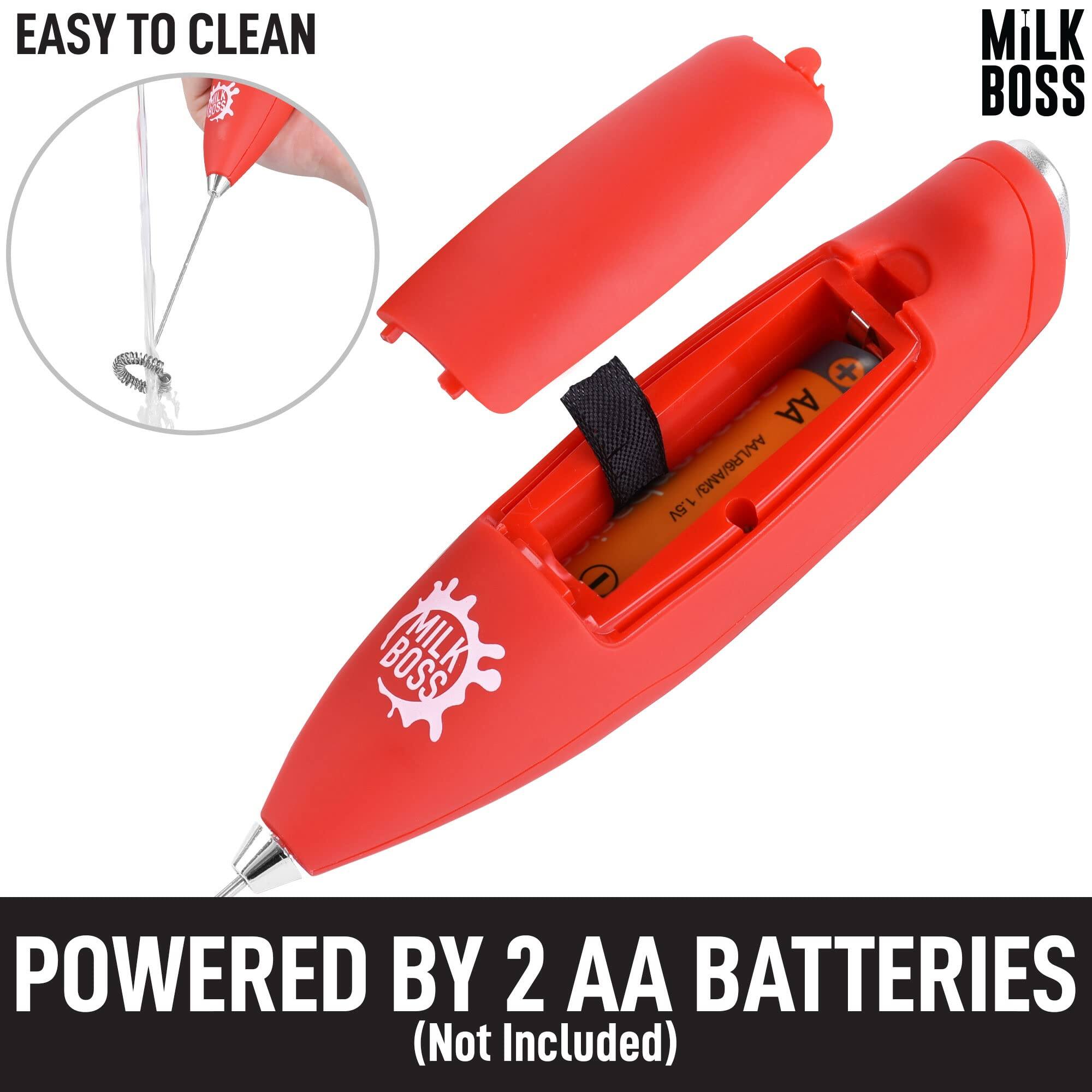 EASY TO CLEAN  
MILK BOSS  
POWERED BY 2 AA BATTERIES (Not Included)