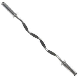 Power Systems - Pro 50" Olympic Curl Bar, Chrome Finish - Silver
