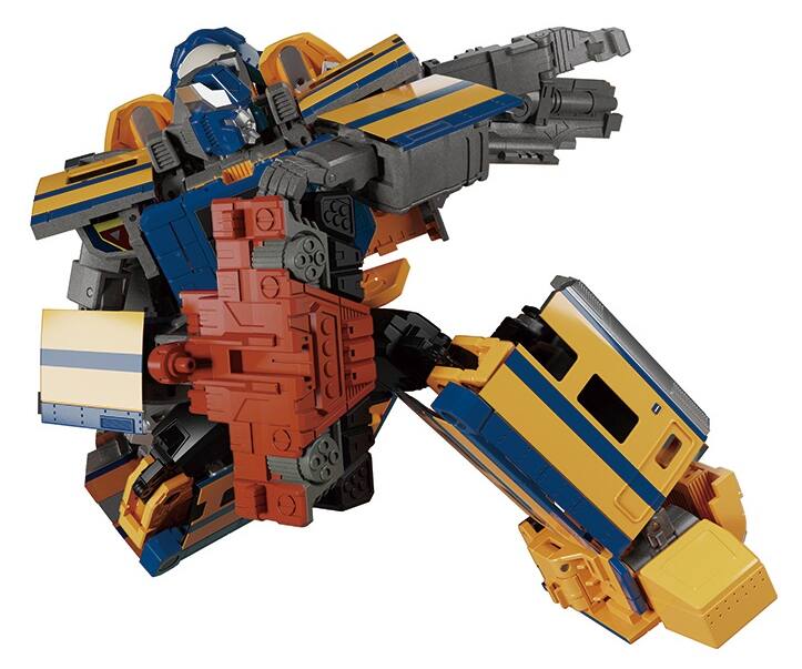Alt View 6. Transformers - MPG-07 Trainbot Ginoh Raiden Combiner | Transformers Masterpiece G.