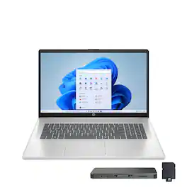 HP - 17.3" Full HD Laptop - AMD Ryzen 5 7520U 2023 - 8GB Memory - 1TB SSD - Natural Silver