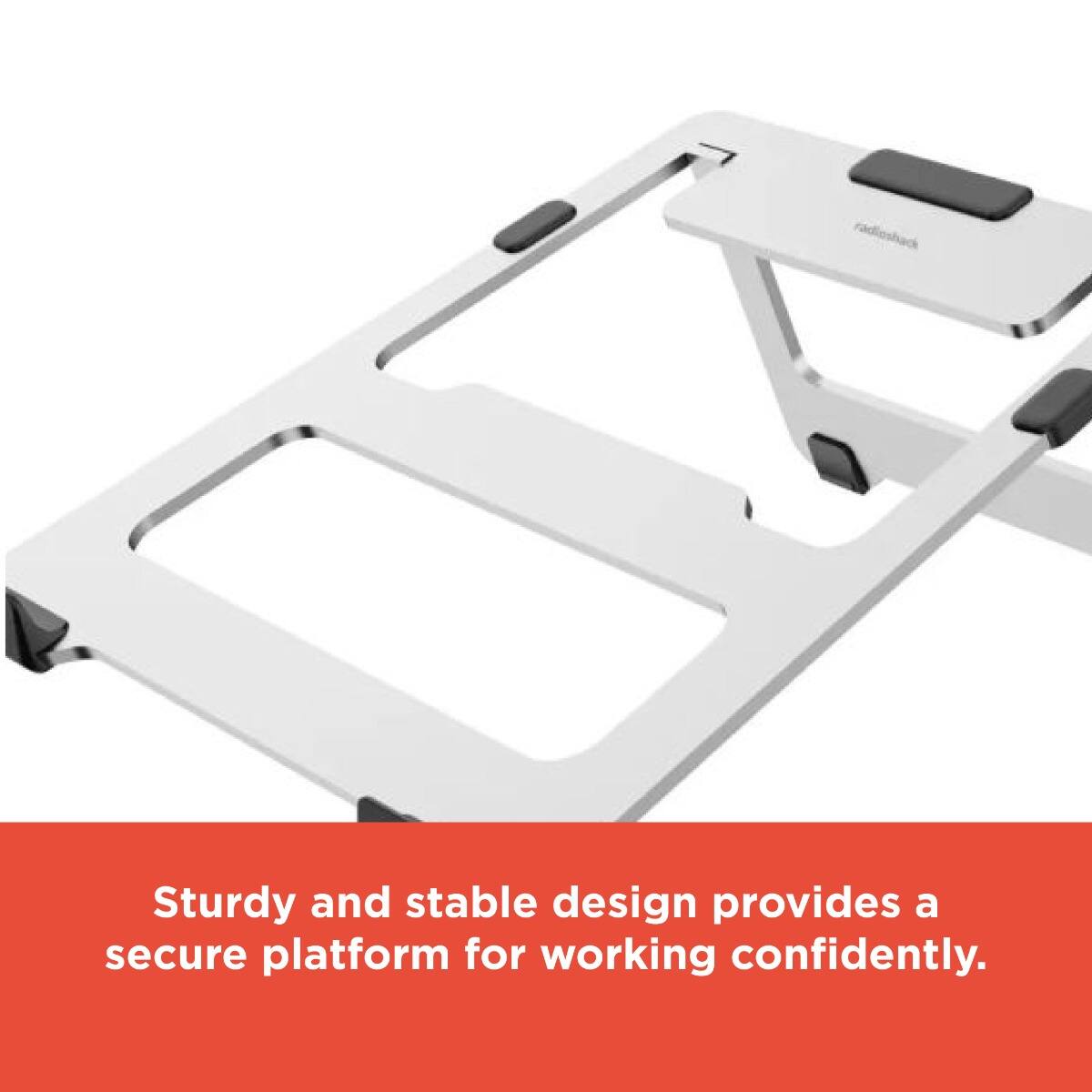 Sturdy and stable design provides a secure platform for working confidently.
