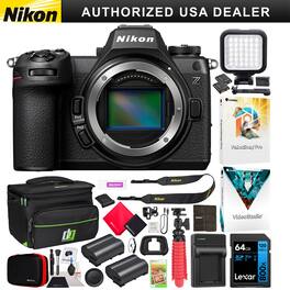 Nikon - Z6III Full Frame Mirrorless FX Camera Body Bundle with 2 Battery Accessories Kit