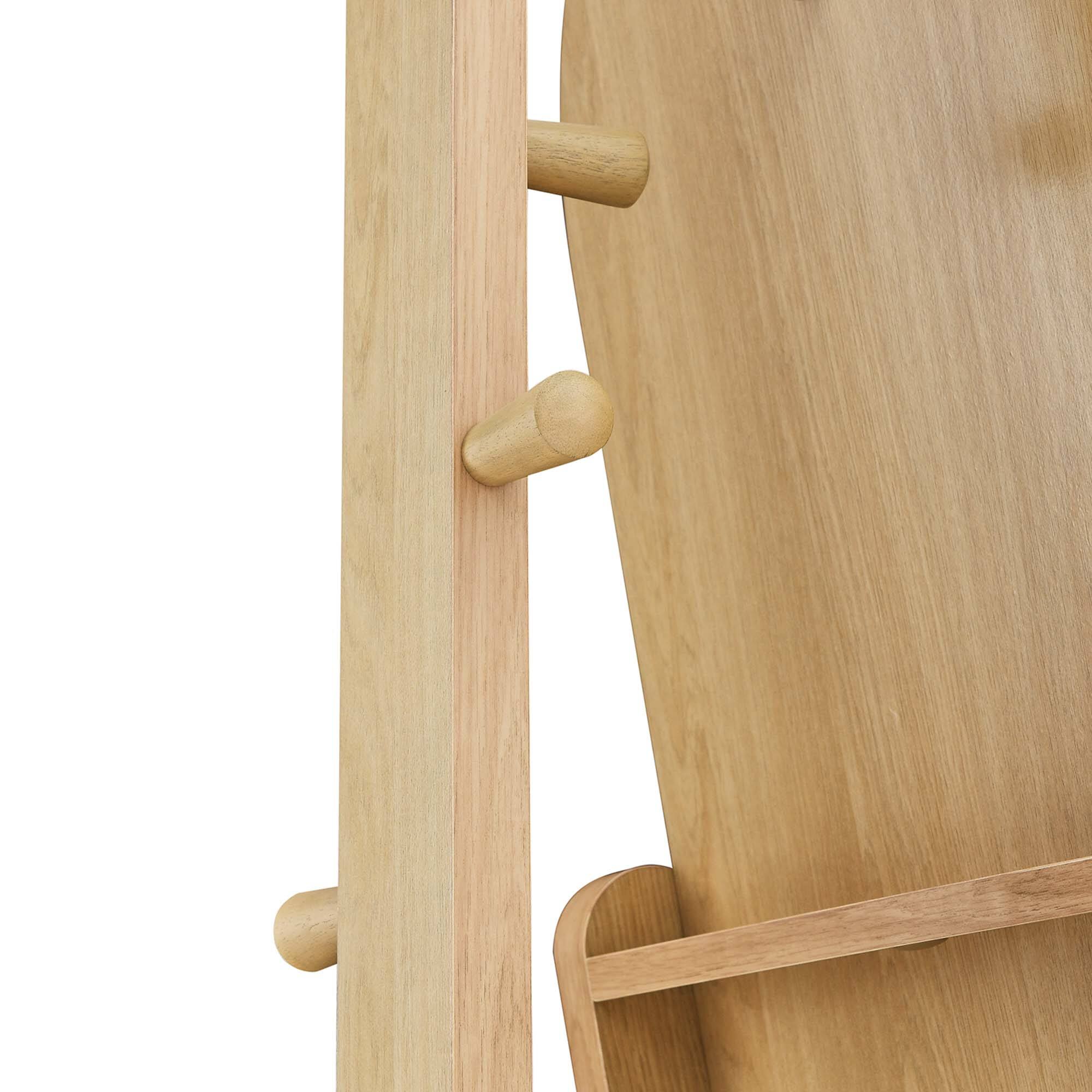 Alt View 6. Modway - Ascend Standing Mirror by Modway - Oak.