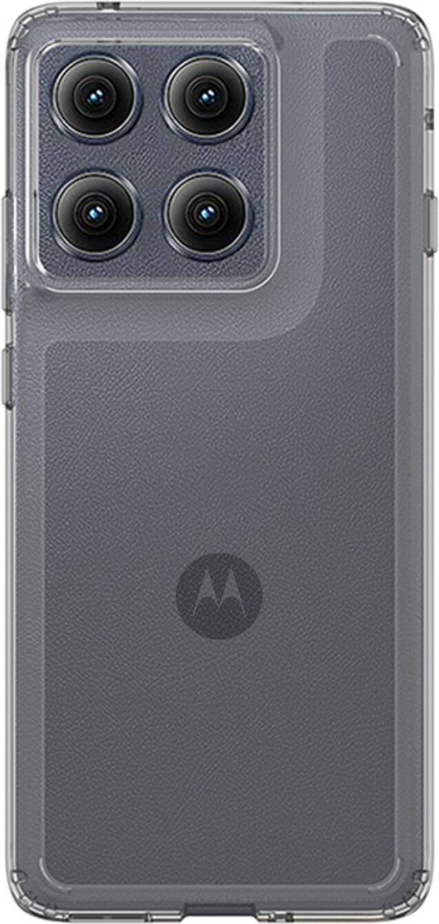 Front. SaharaCase - Venture Series Hard Shell Case for Motorola Edge (2025) - Clear.