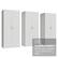 Separate modules distribute the cabinets in your space as you prefer