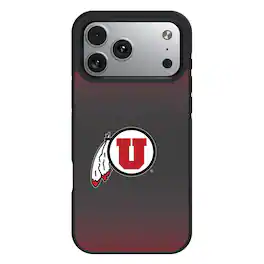 Keyscaper - NCAA - Utah Utes Linen Logo iPhone Bump Case - 15 - Black