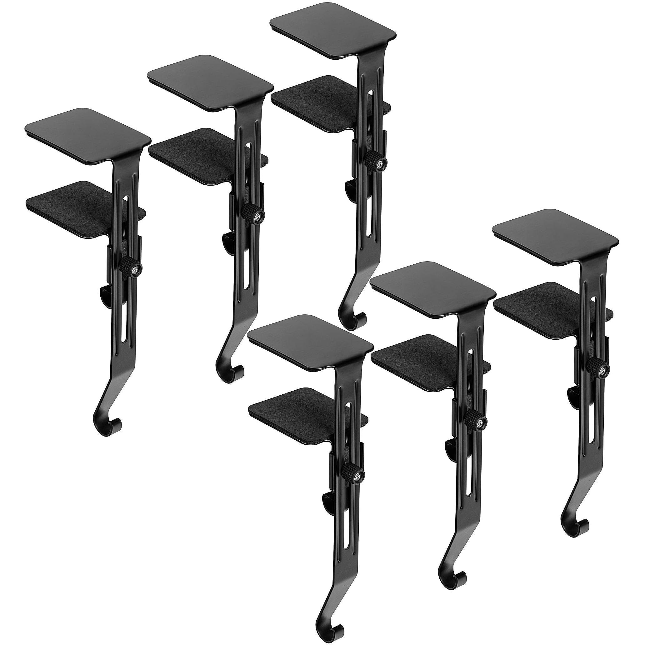 Front. Paradigms Interiors - 6 Metal Christmas Stocking Holders - Adjustable Mantle Hangers With Protective Pads No-slip Fireplace Garla... - Default.