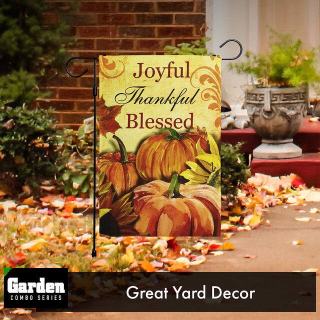 Joyful Thankful Blessed Garden COMBO SERIES Great Yard Decor