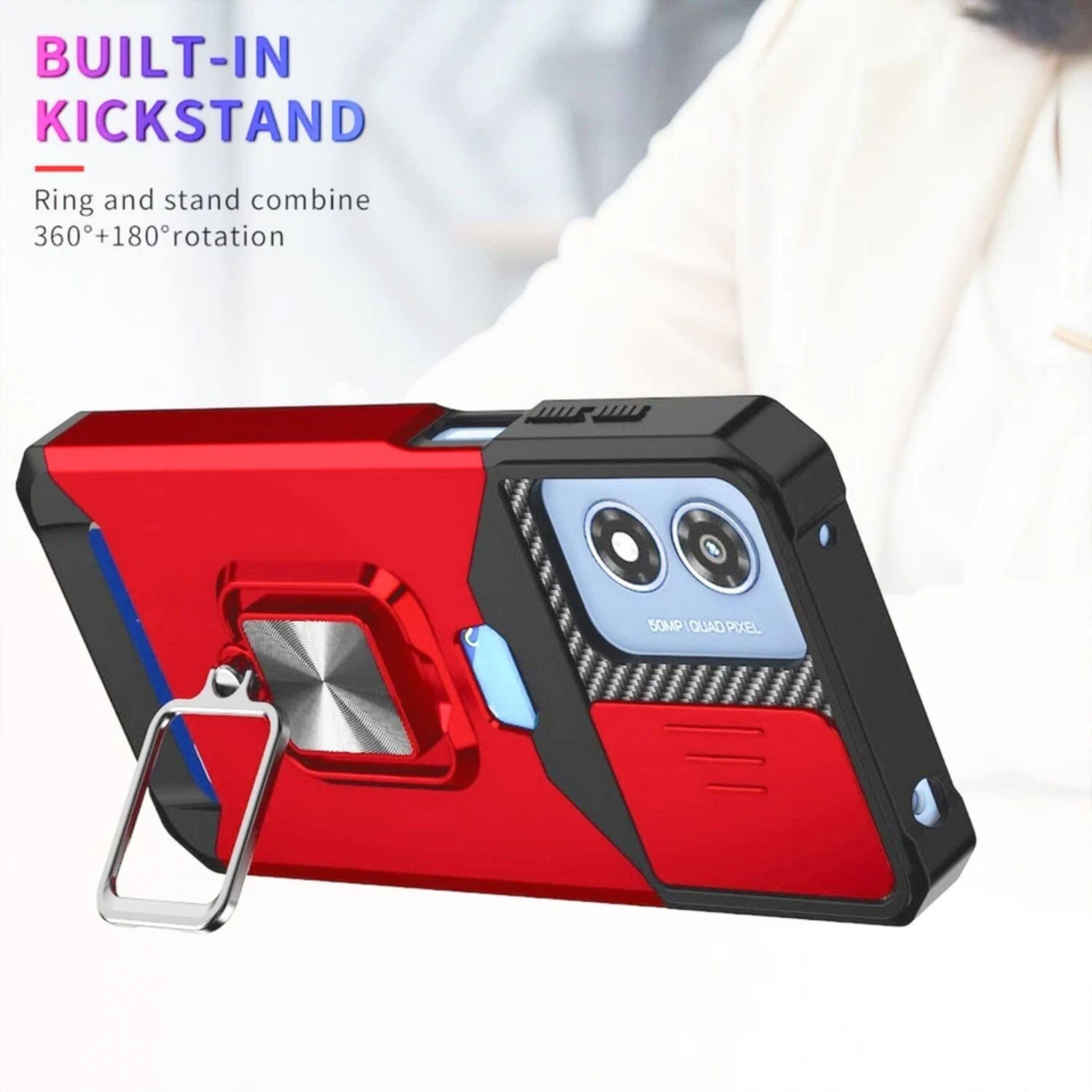 BUILT-IN KICKSTAND - Ring and stand combine 360° + 180° rotation

50MP QUAD PIXEL