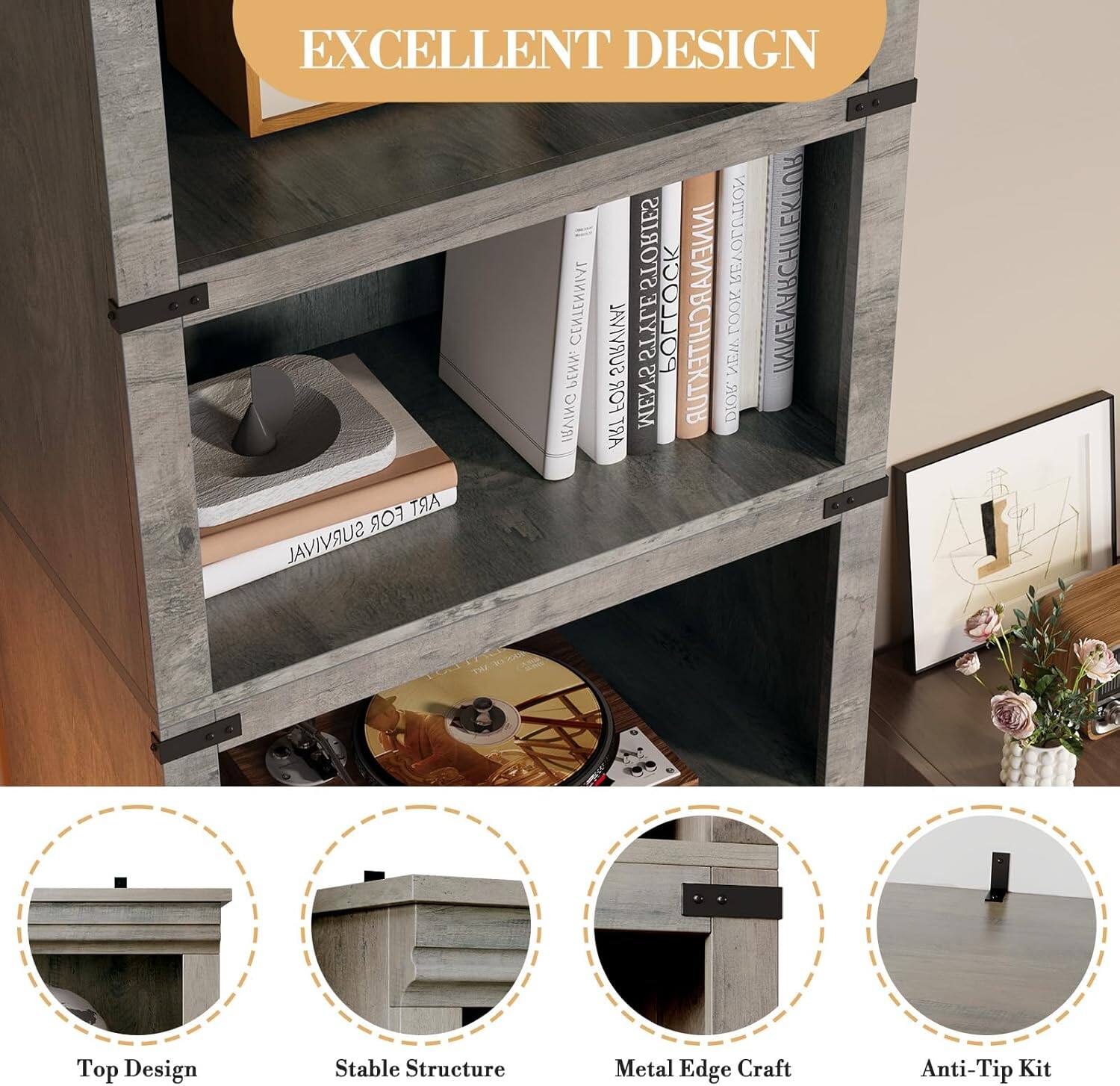 EXCELLENT DESIGN

Top Design
Stable Structure
Metal Edge Craft
Anti-Tip Kit